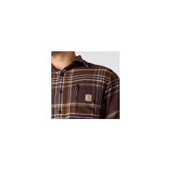 Koszula Flanelowa Carhartt Midweight Plaid - Dark Sepia